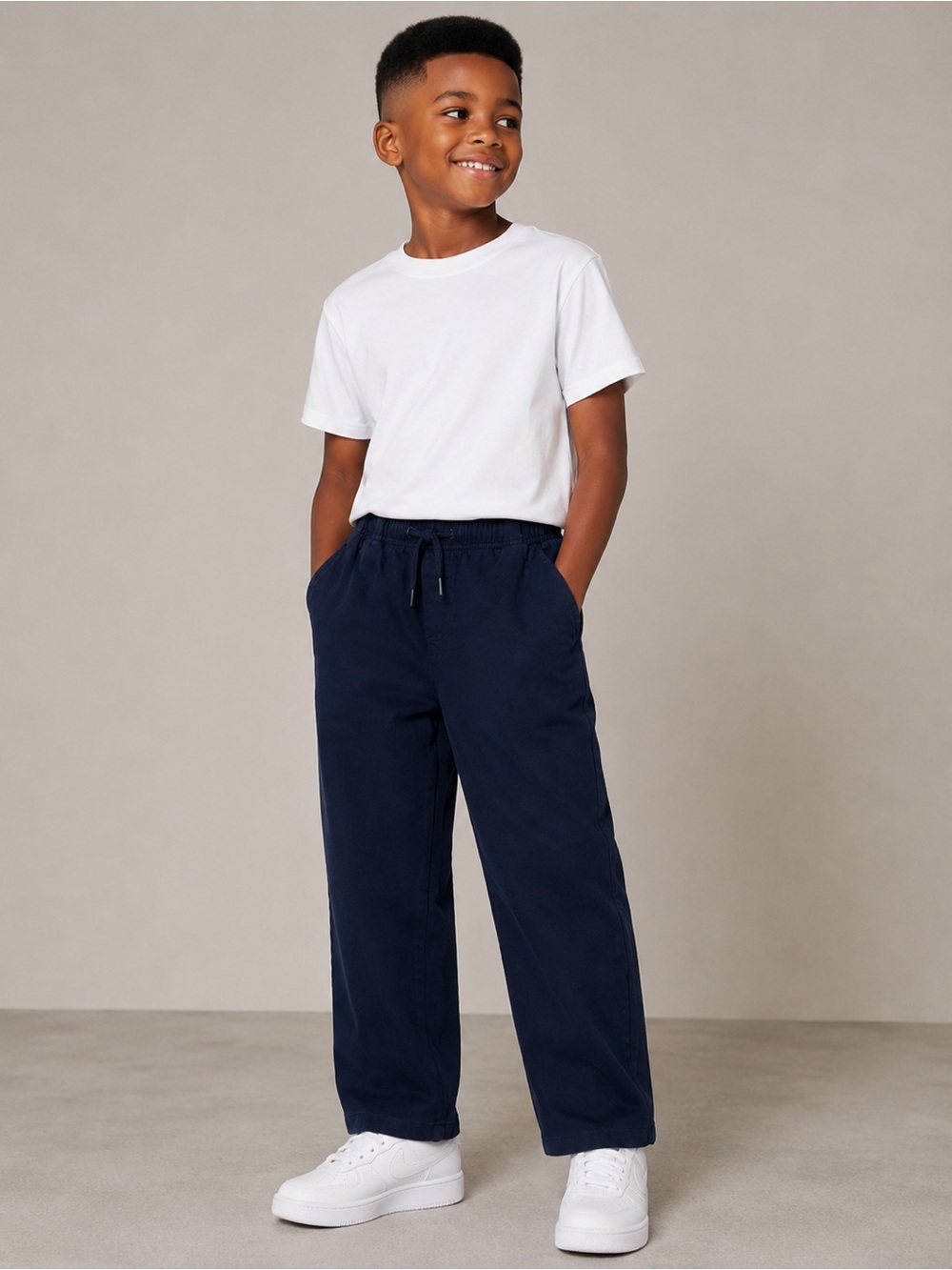 Old Navy WOW Straight Leg Pull On Pants for Boys with Pockets Size M